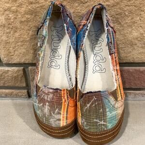 Mudd Women's Colorful Patchwork Flats